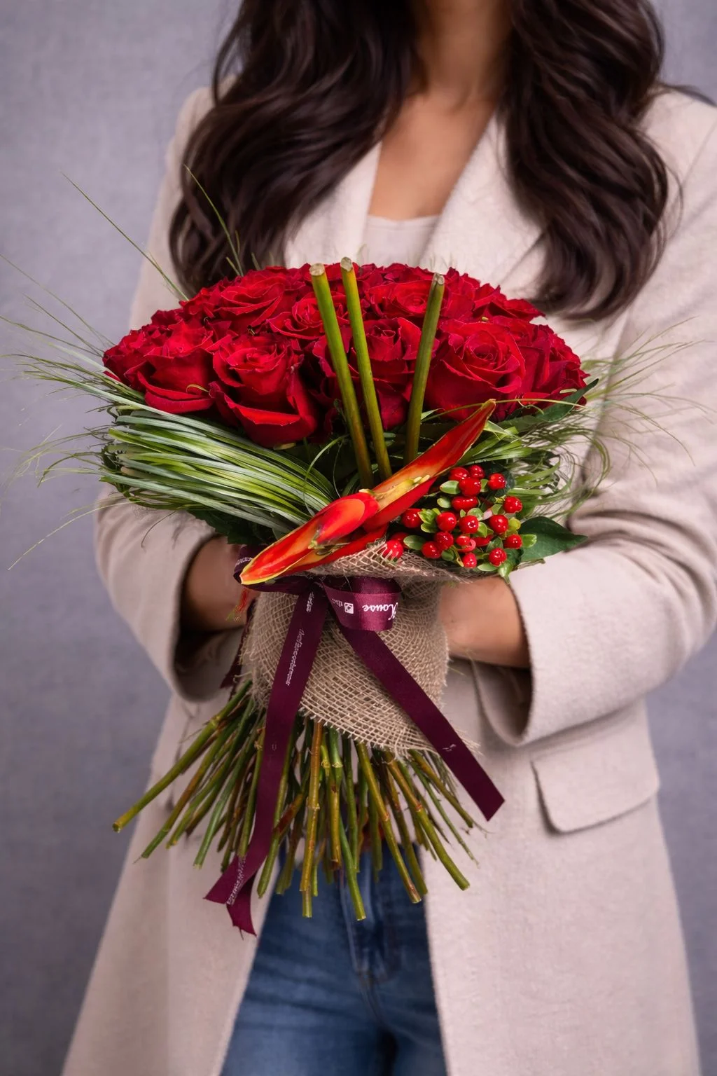 21'li Kırmızı Gül Buketi